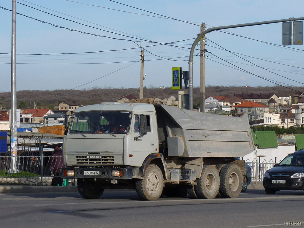 Севастополь, № А 580 ОВ 92 — КамАЗ-5511