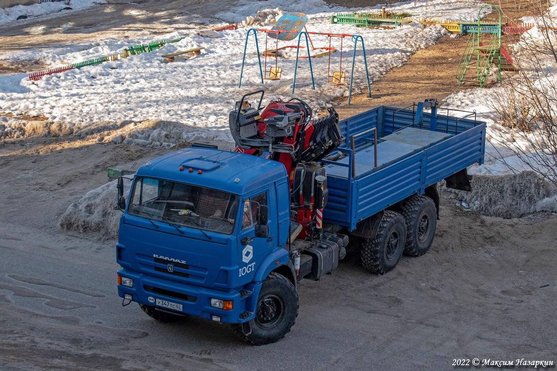 Рязанская область, № У 347 ТС 62 — КамАЗ-43118-24