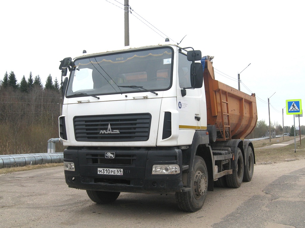 Тверская область, № М 310 РЕ 69 — МАЗ-6501B5