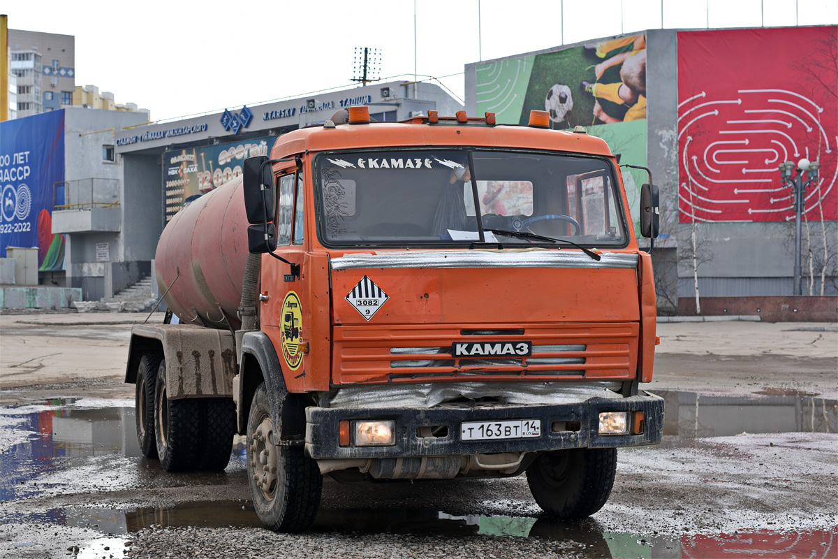 Саха (Якутия), № Т 163 ВТ 14 — КамАЗ-53215 [532150]