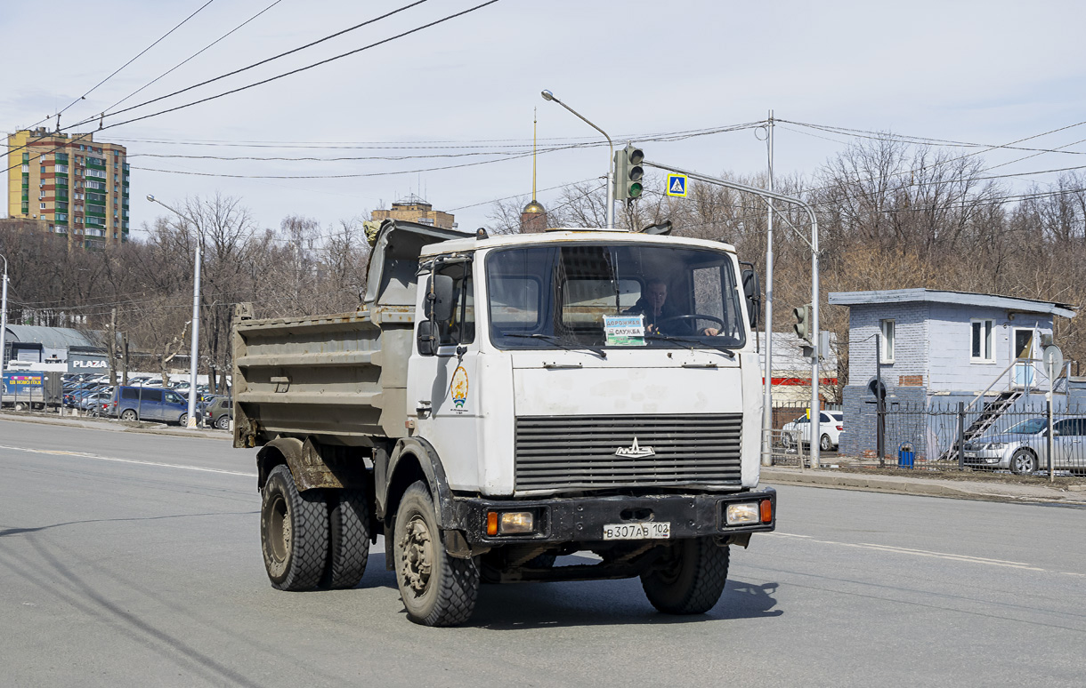 Башкортостан, № В 307 АВ 102 — МАЗ-555102