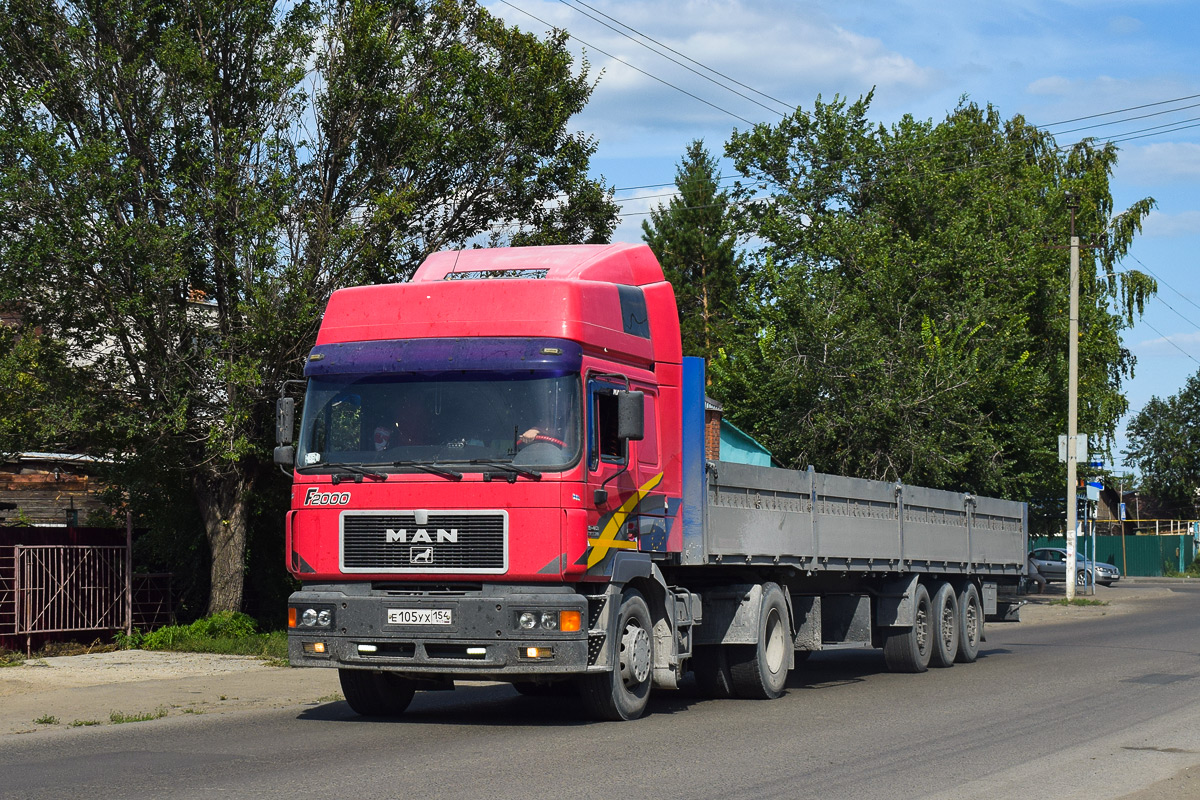 Новосибирская область, № Е 105 УХ 154 — MAN F2000 19.463