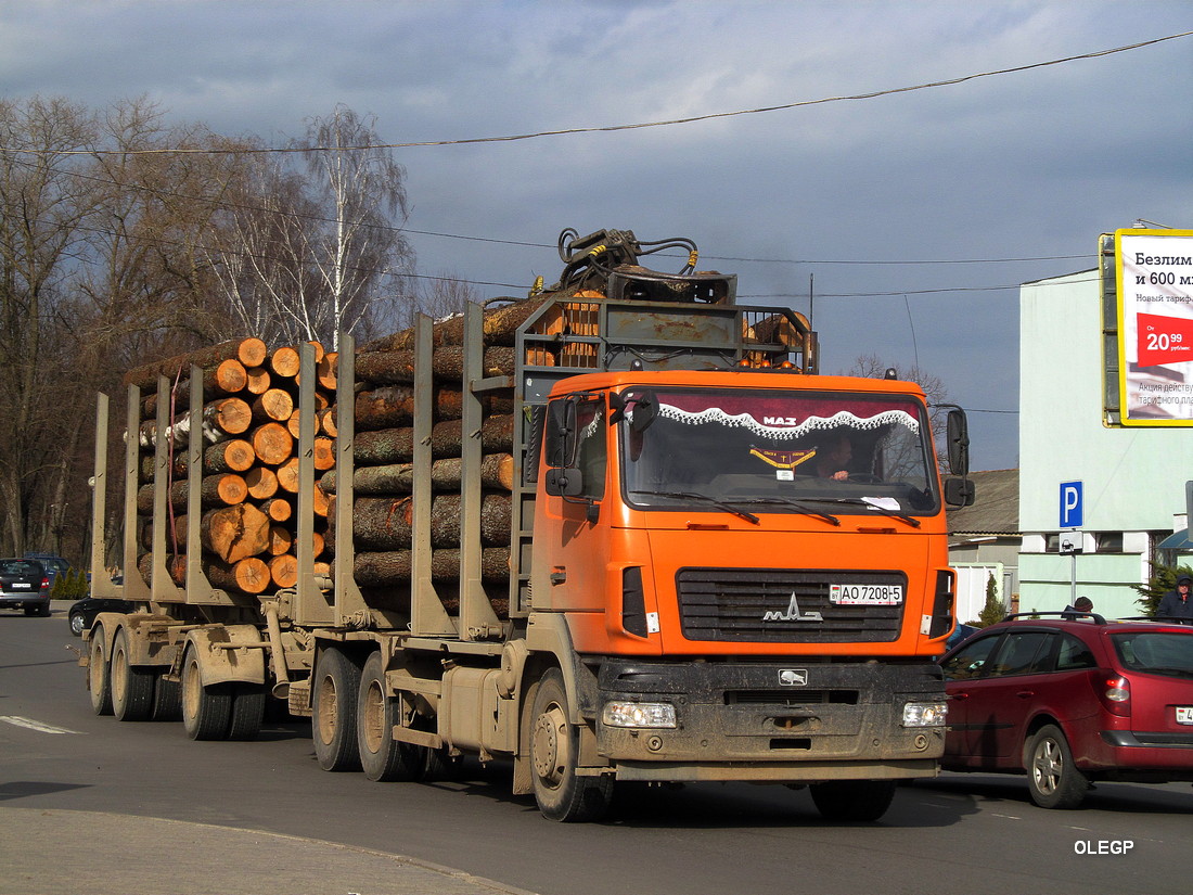 Минская область, № АО 7208-5 — МАЗ-6312 (общая модель)