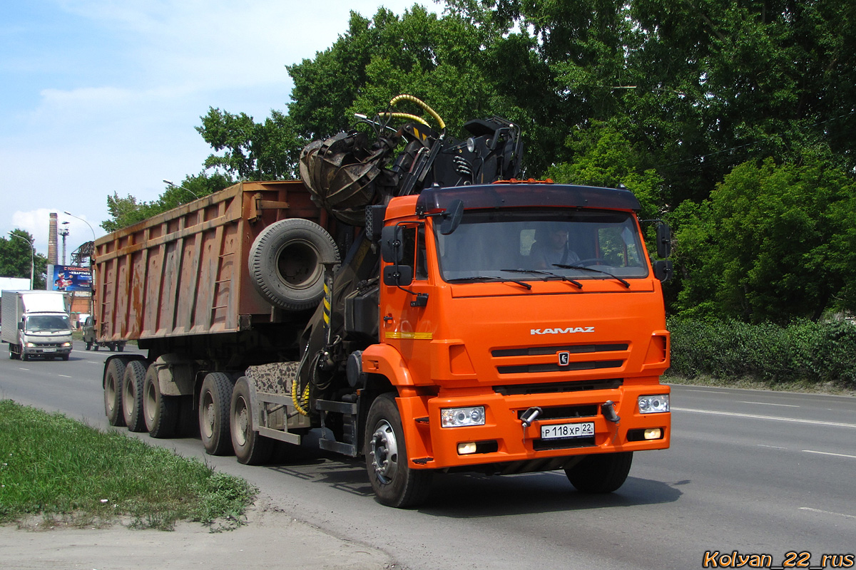 Алтайский край, № Р 118 ХР 22 — КамАЗ-6520 (общая модель)