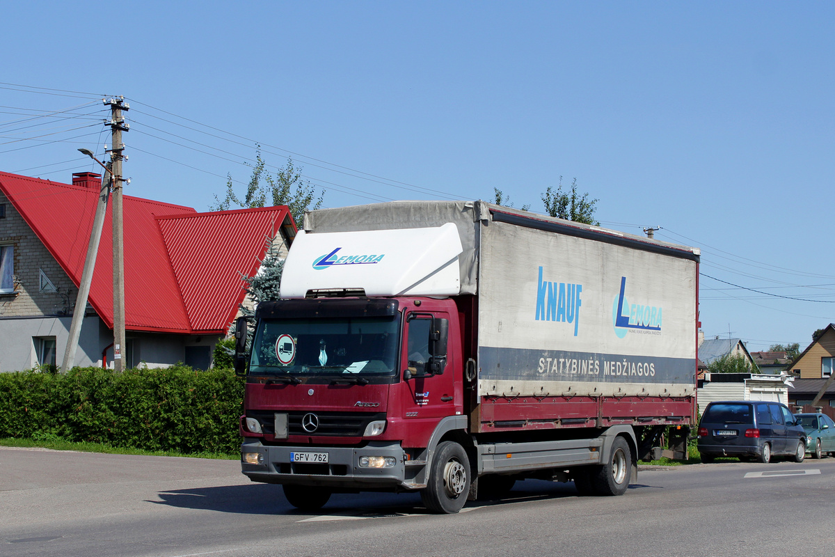 Литва, № GFV 762 — Mercedes-Benz Atego 1222