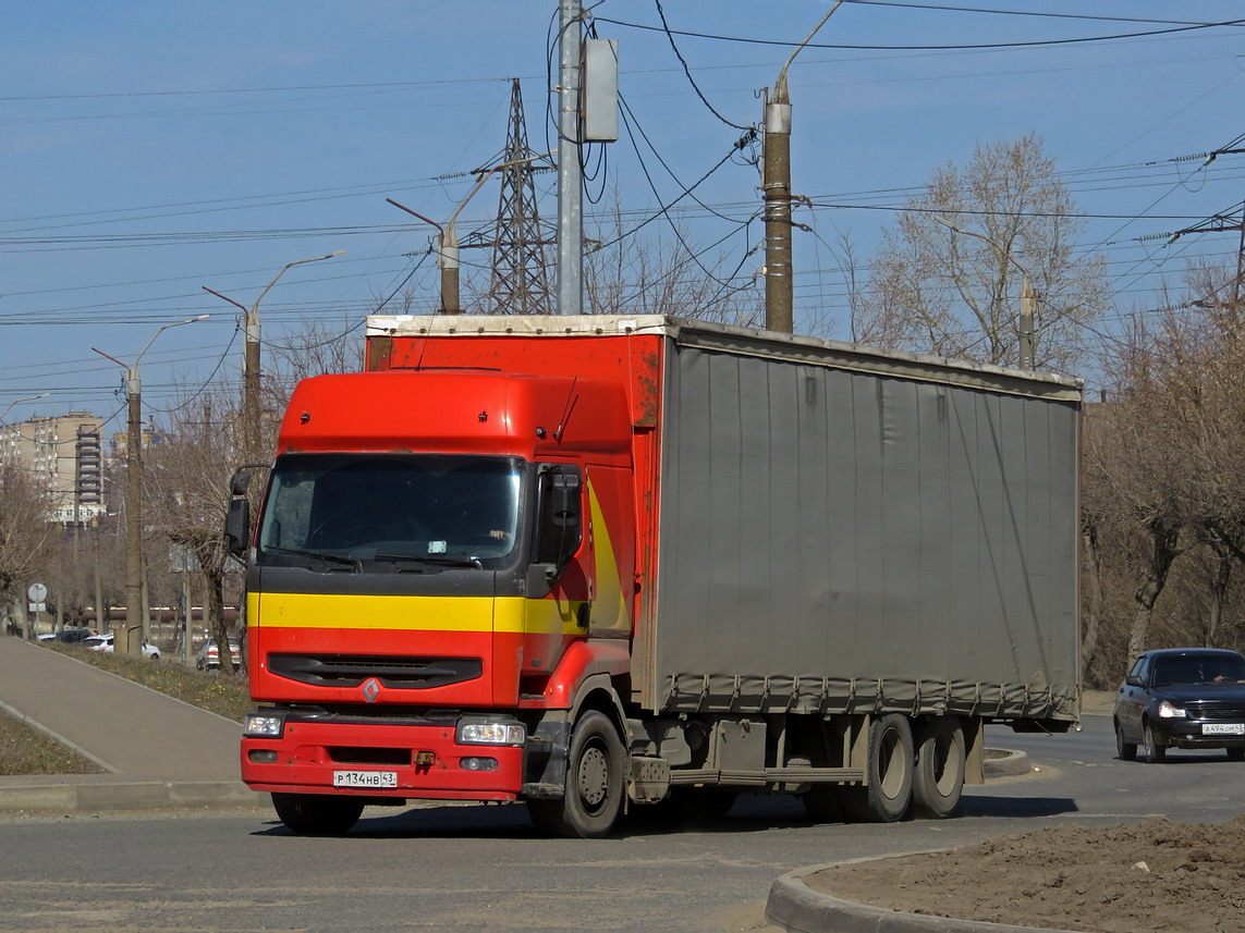 Кировская область, № Р 134 НВ 43 — Renault Premium ('1996)