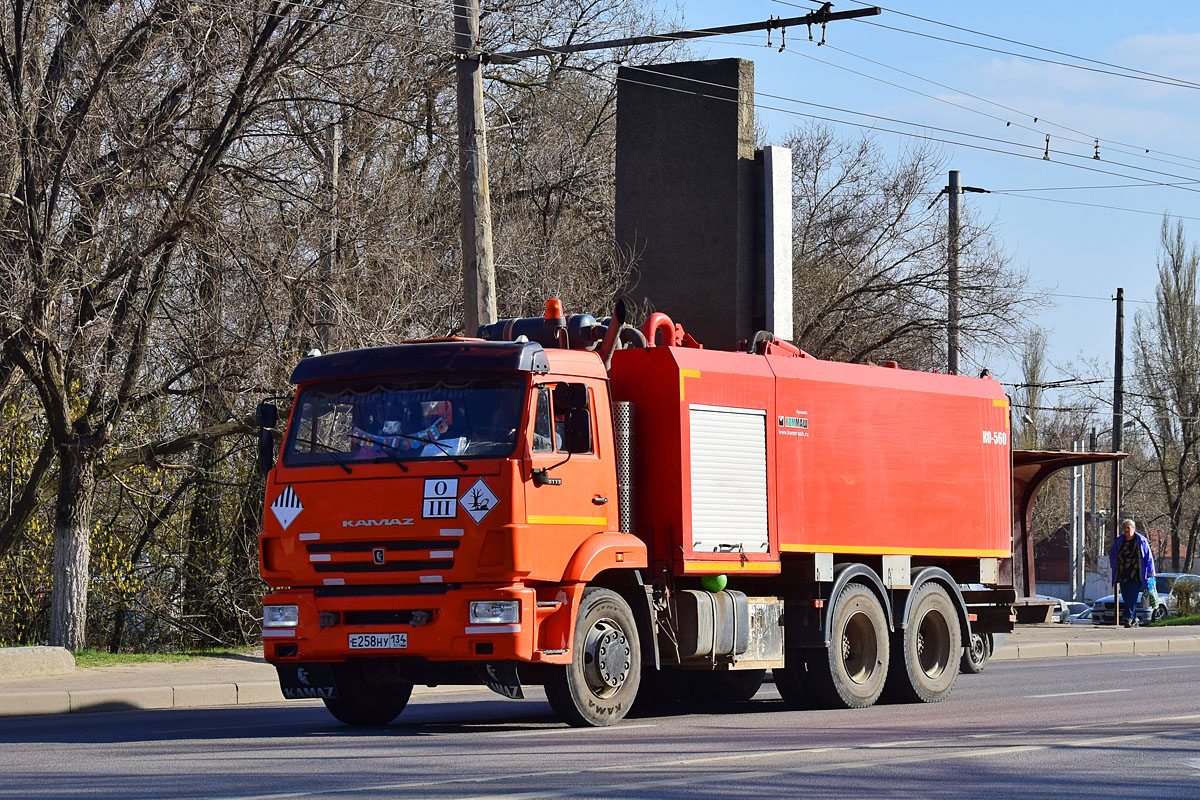 Волгоградская область, № Е 258 НУ 134 — КамАЗ-65115-A5