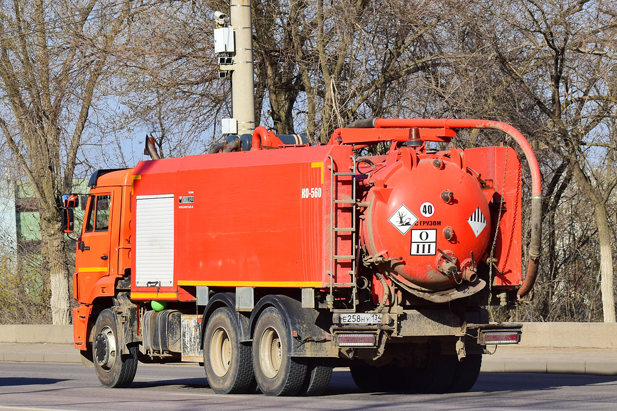 Волгоградская область, № Е 258 НУ 134 — КамАЗ-65115-A5