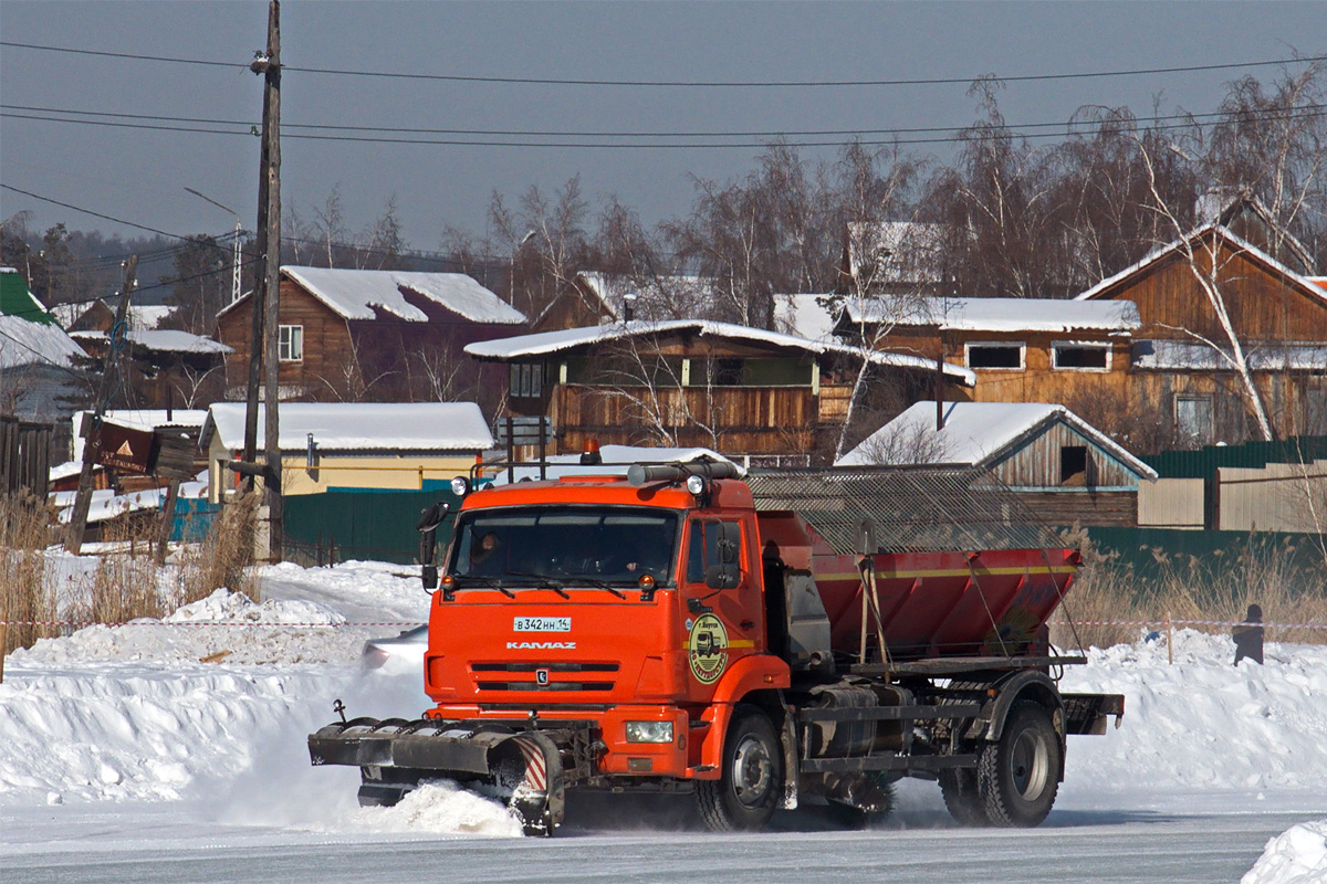 Саха (Якутия), № В 342 НН 14 — КамАЗ-43253-R4