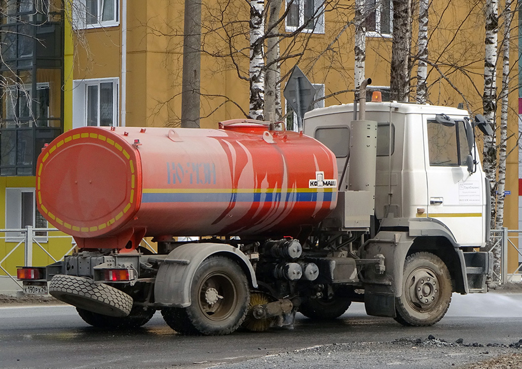 Архангельская область, № К 190 РХ 29 — МАЗ-438043