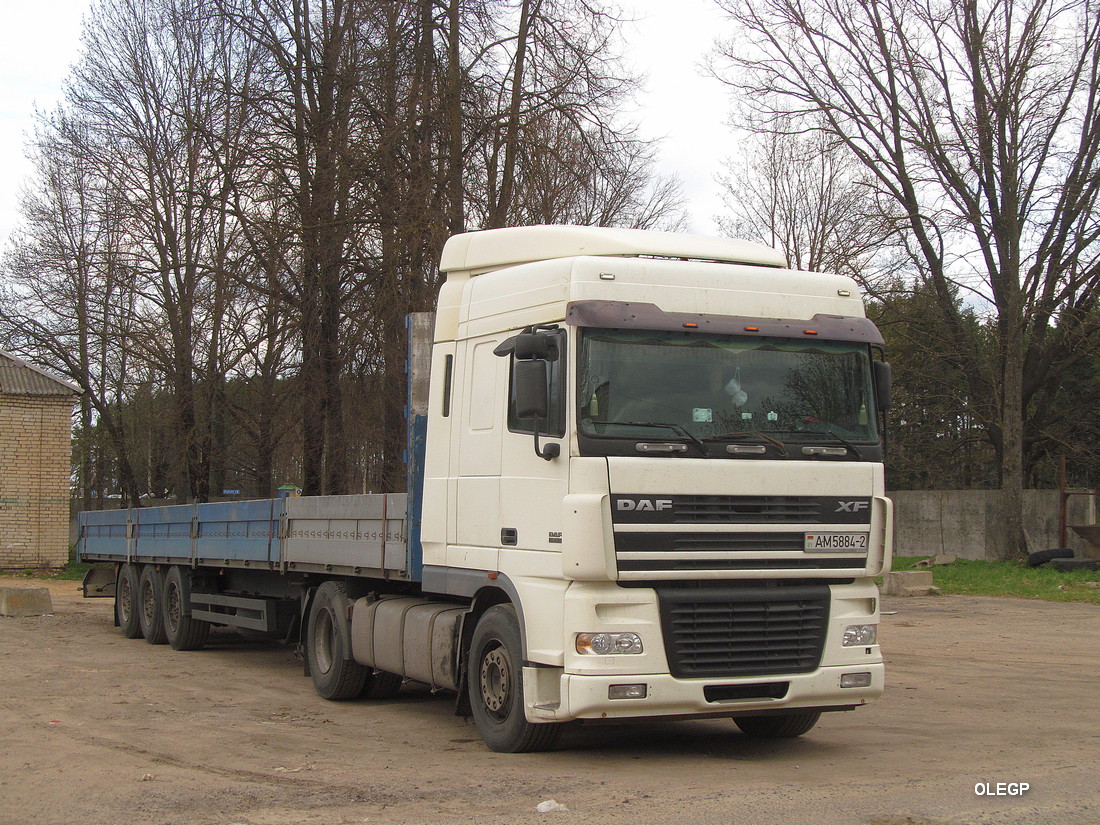 Витебская область, № АМ 5884-2 — DAF XF95 FT