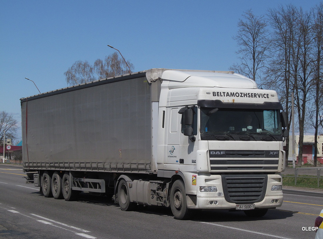 Брестская область, № АІ 5830-1 — DAF XF105 FT