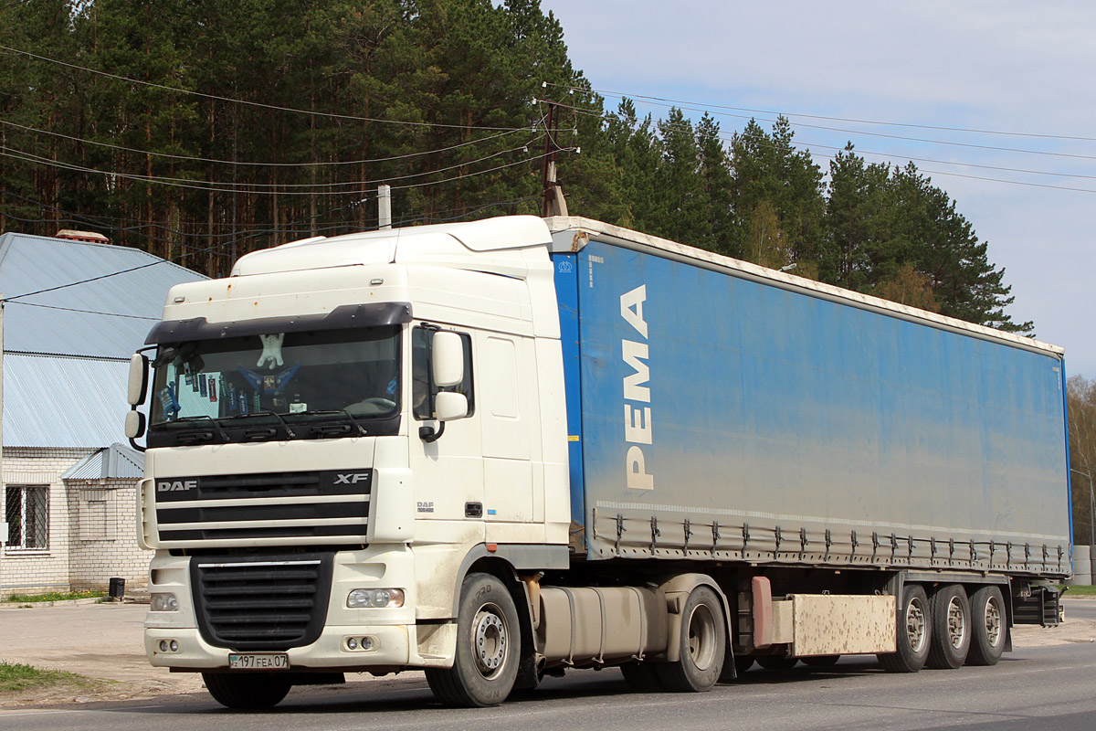 Западно-Казахстанская область, № 197 FEA 07 — DAF XF105 FT