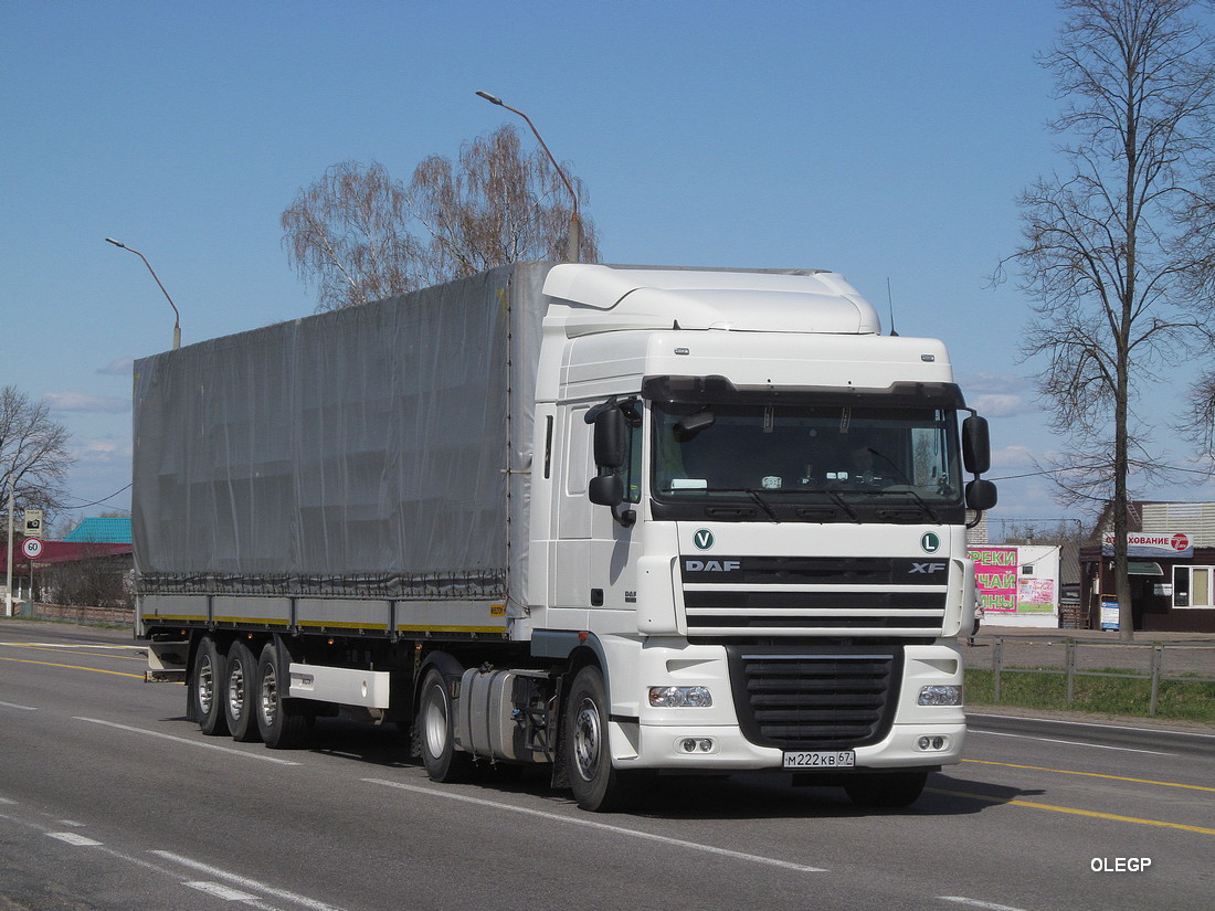 Смоленская область, № М 222 КВ 67 — DAF XF105 FT