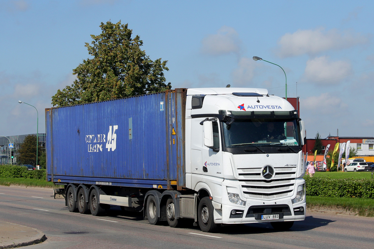 Литва, № LUV 883 — Mercedes-Benz Actros ('2011) 2545