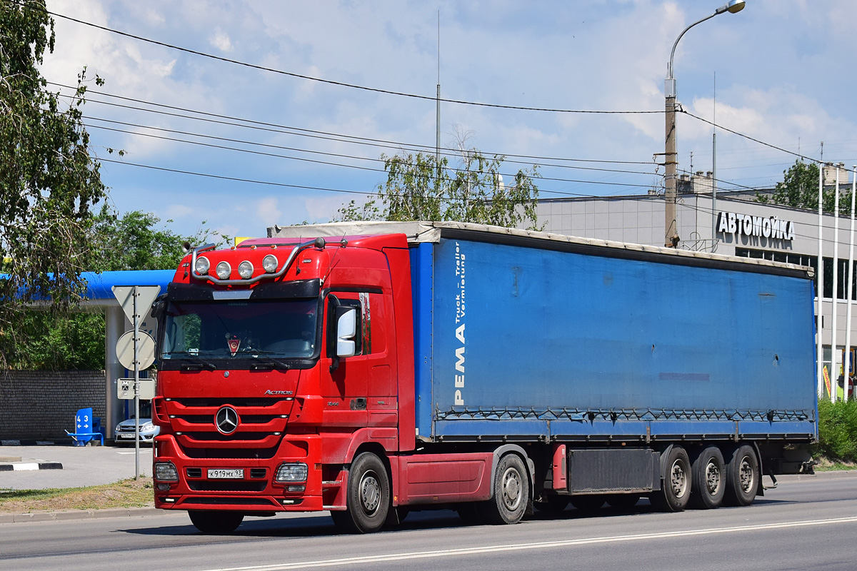 Краснодарский край, № К 919 МХ 93 — Mercedes-Benz Actros ('2009) 1844