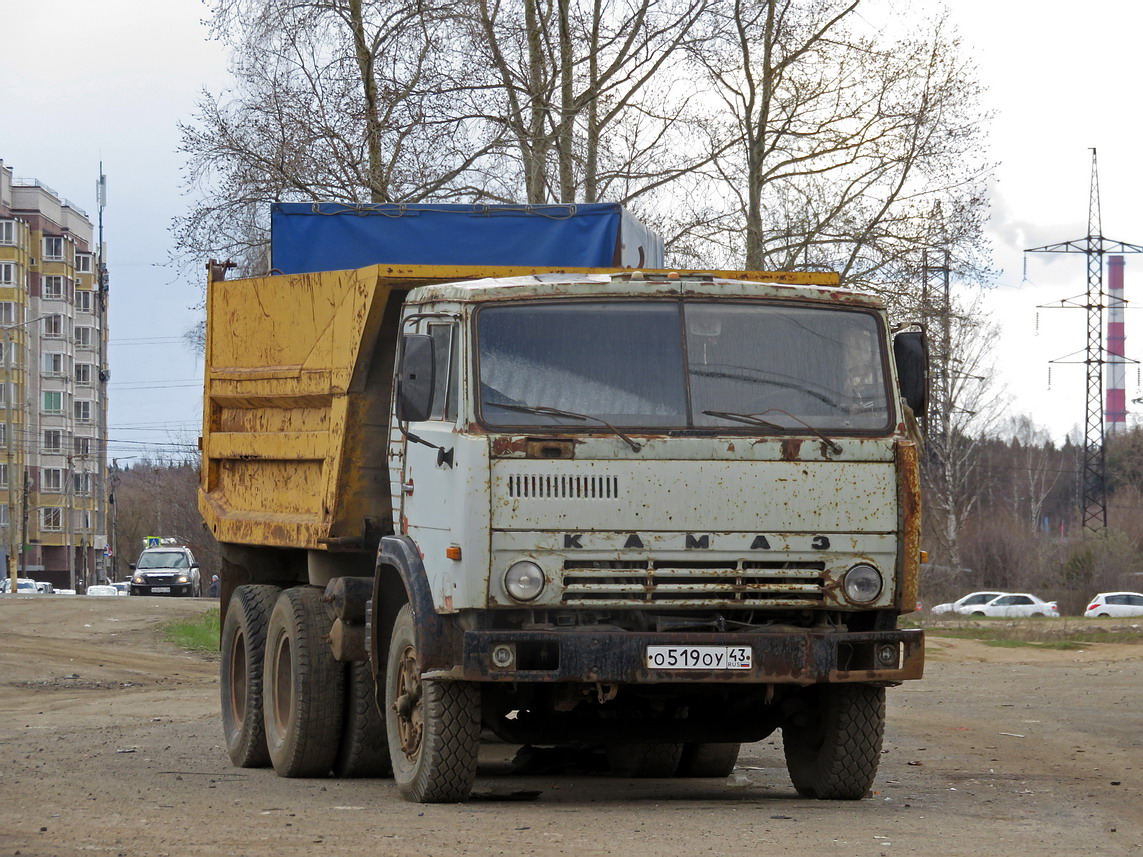 Кировская область, № О 519 ОУ 43 — КамАЗ-55111 (общая модель)