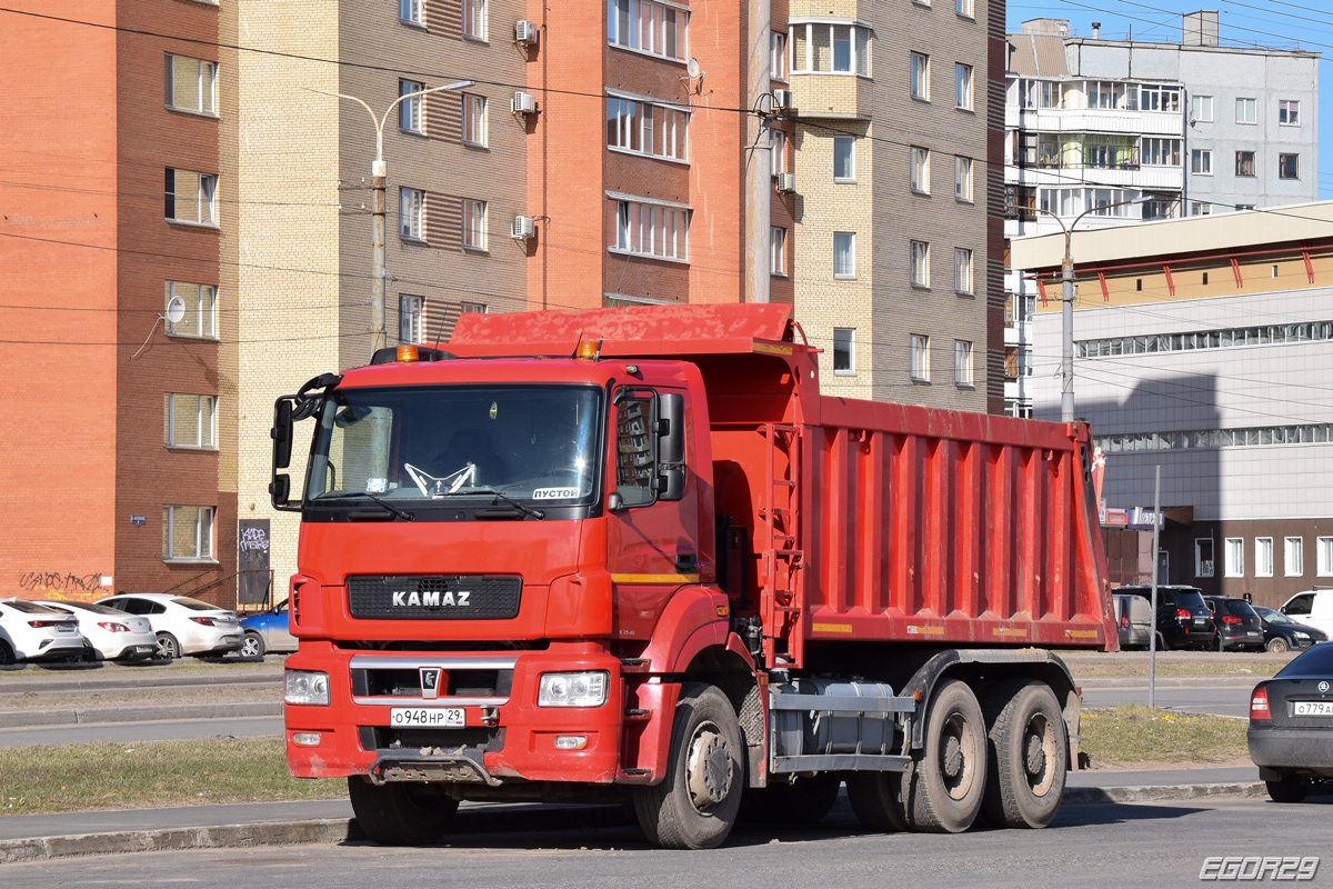 Архангельская область, № О 948 НР 29 — КамАЗ-6520-43 "Люкс"