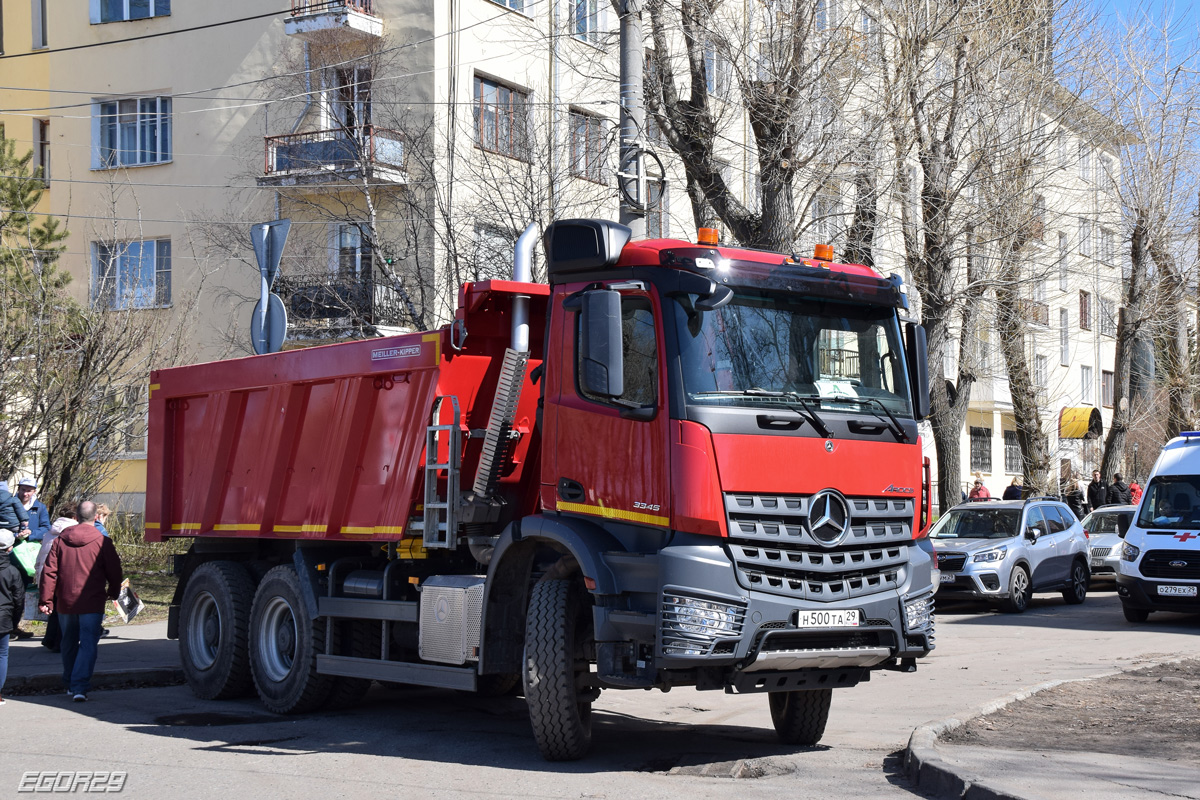 Архангельская область, № Н 500 ТА 29 — Mercedes-Benz Arocs 3345 [Z9M]