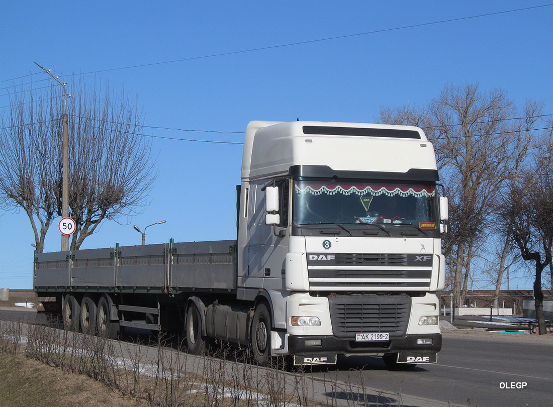 Витебская область, № АК 2199-2 — DAF XF95 FT