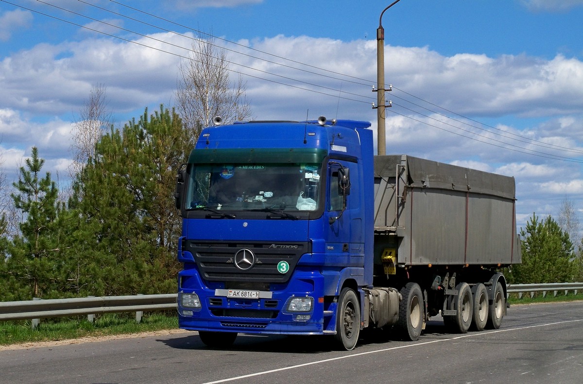 Брестская область, № АК 6814-1 — Mercedes-Benz Actros ('2003) 1846