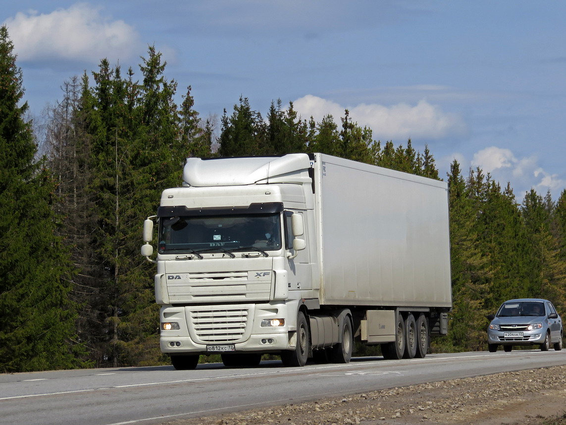 Брянская область, № О 812 КС 32 — DAF XF105 FT