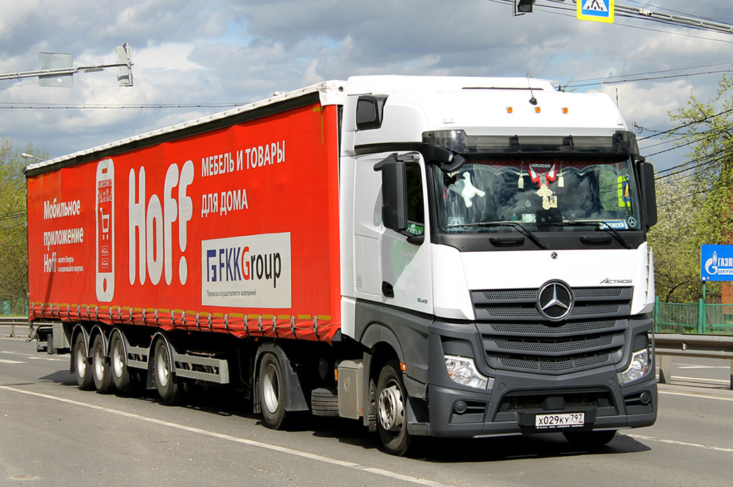 Москва, № Х 029 КУ 797 — Mercedes-Benz Actros '18 1845 [Z9M]