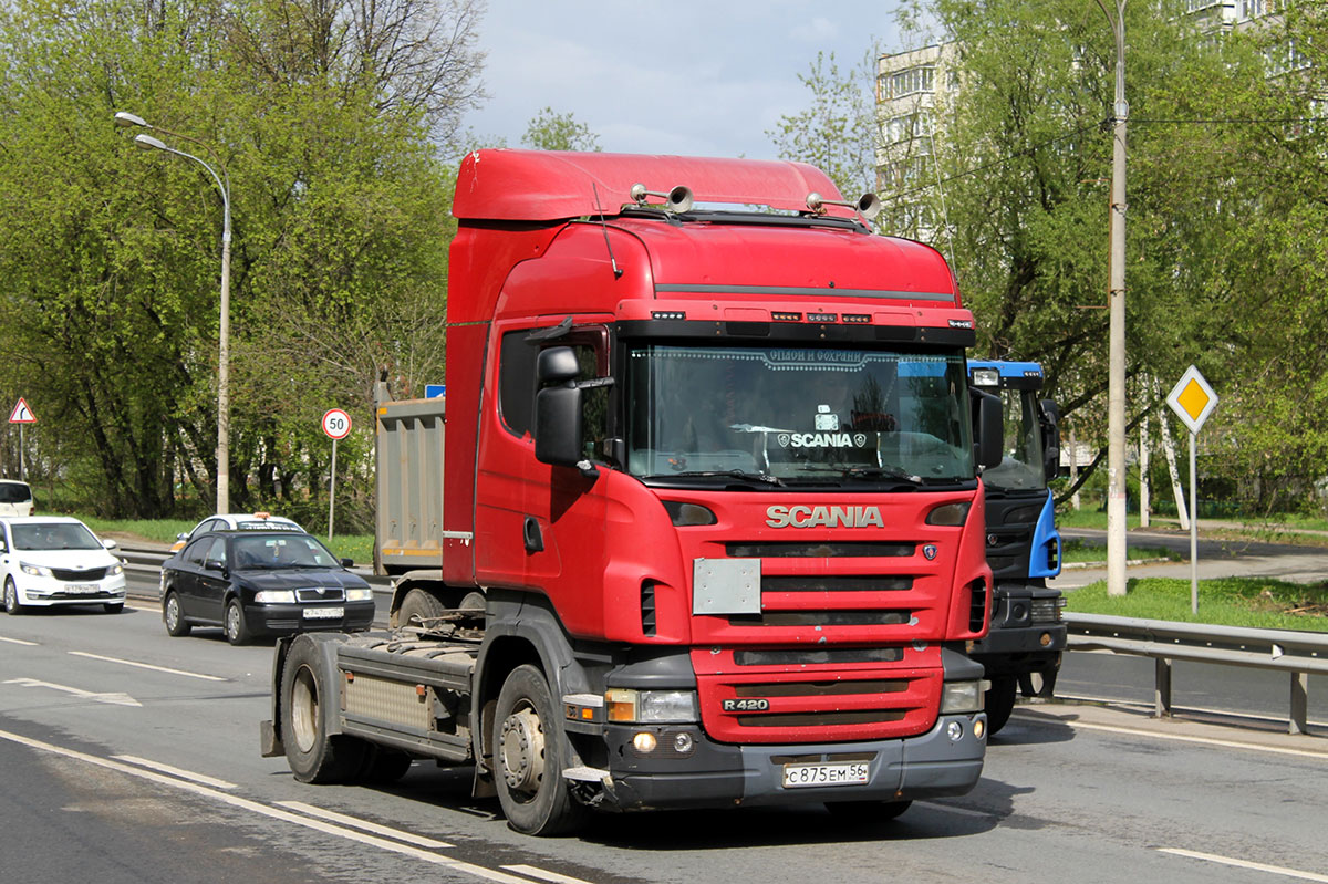 Оренбургская область, № С 875 ЕМ 56 — Scania ('2004) R420