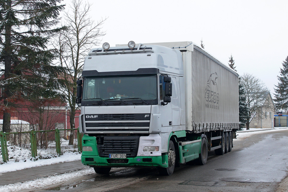 Литва, № FUR 301 — DAF XF95 FT