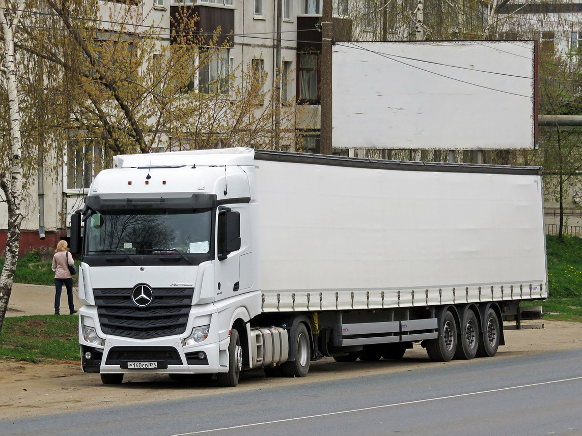 Красноярский край, № Р 140 СВ 124 — Mercedes-Benz Actros '18 1845 [Z9M]