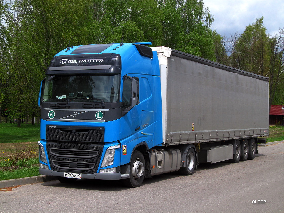 Смоленская область, № М 597 ОУ 67 — Volvo ('2012) FH.500