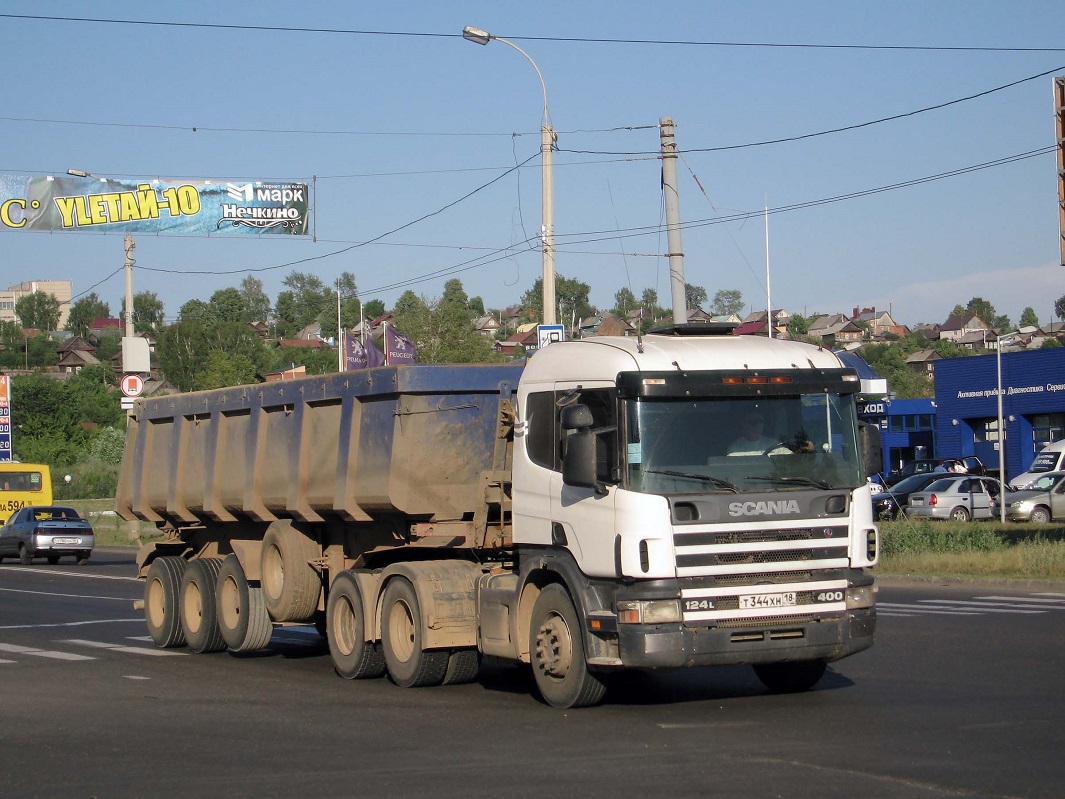 Удмуртия, № Т 344 ХН 18 — Scania ('2004, общая модель)