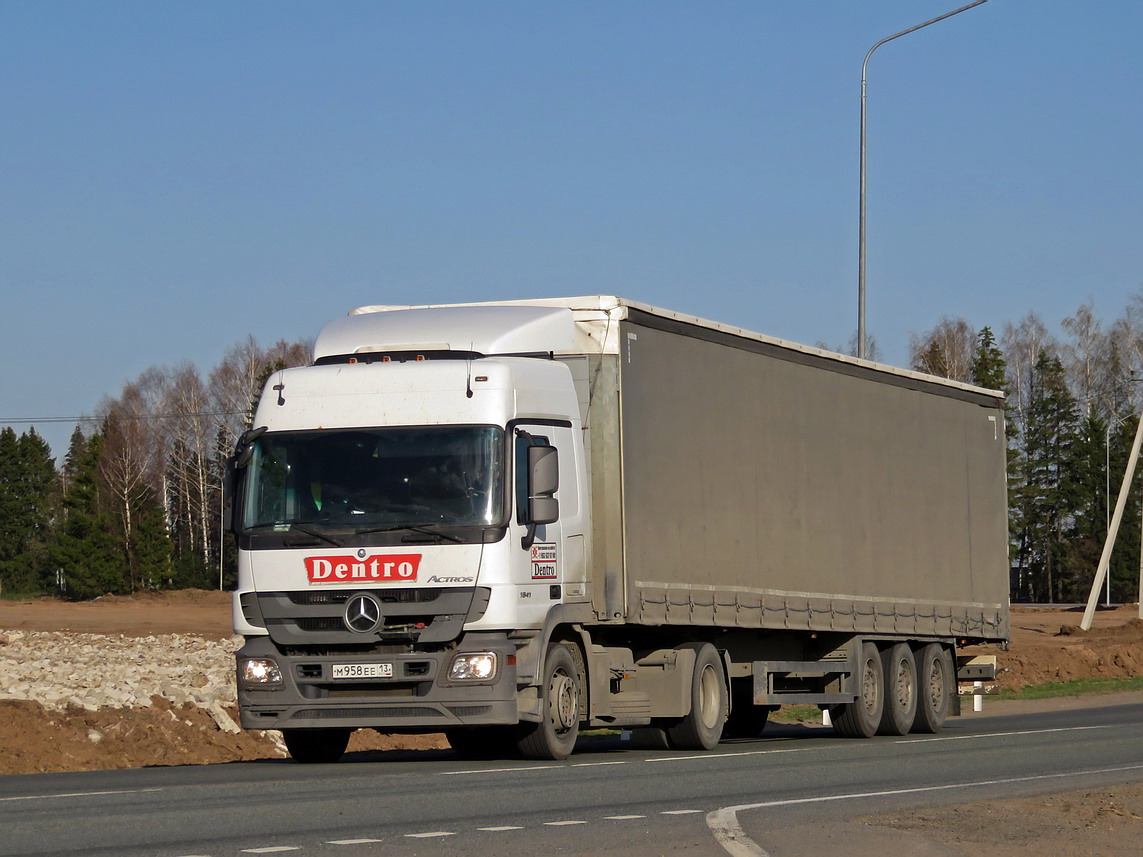 Мордовия, № М 958 ЕЕ 13 — Mercedes-Benz Actros '09 1841 [Z9M]