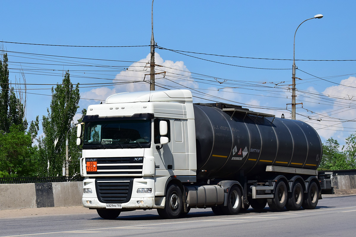 Саратовская область, № А 829 МК 164 — DAF XF105 FT