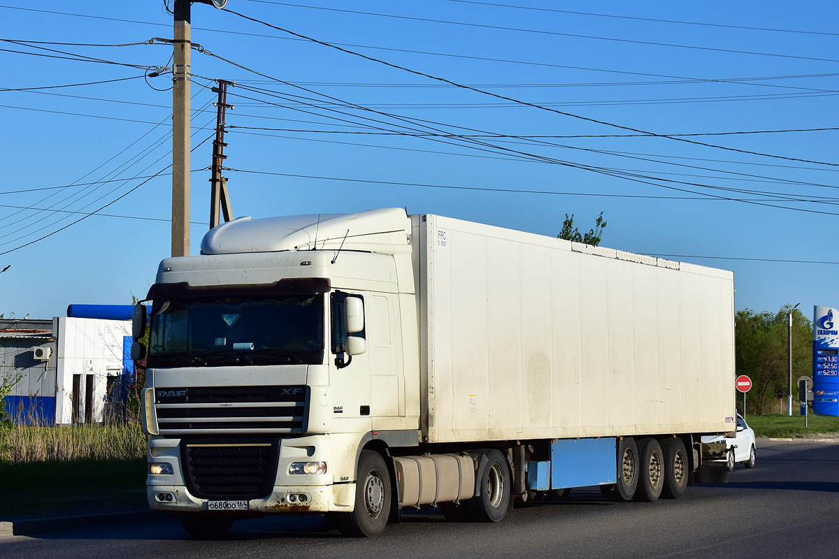 Саратовская область, № О 680 ОО 164 — DAF XF105 FT