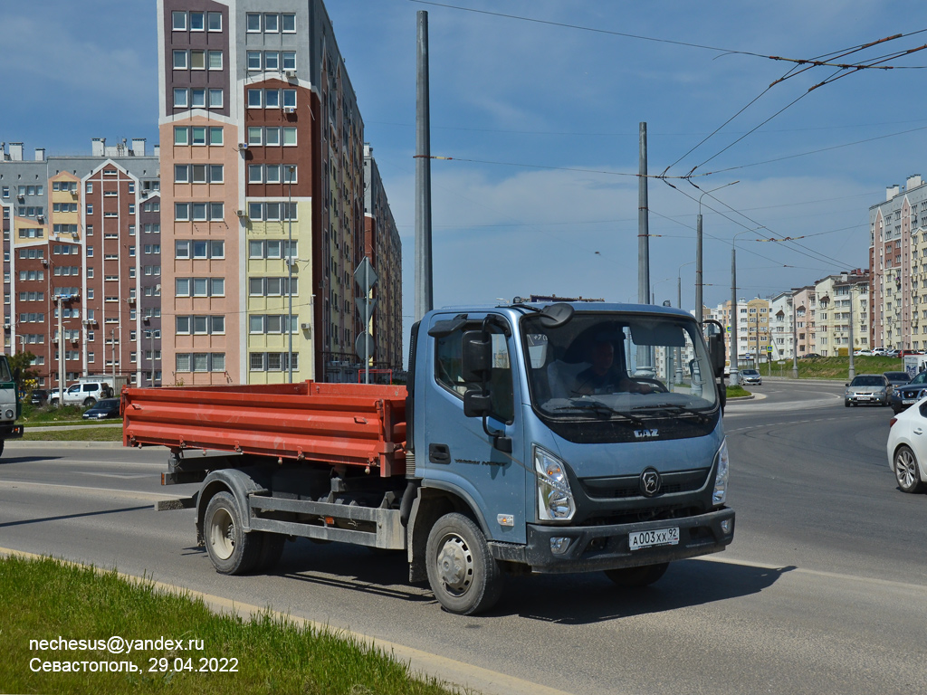 Севастополь, № А 003 ХХ 92 — ГАЗ-C49RD2 "Валдай NEXT"