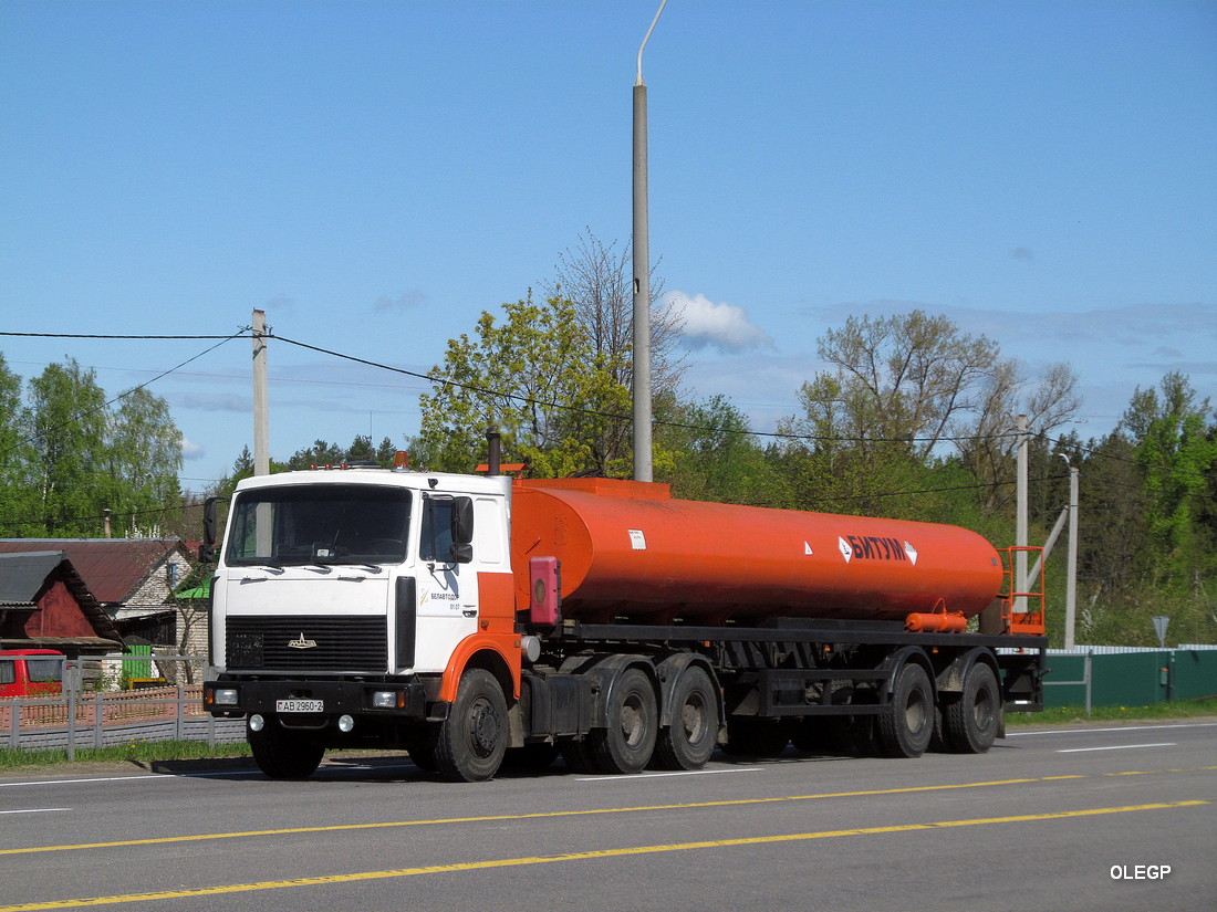 Витебская область, № АВ 2960-2 — МАЗ-6422 (общая модель)