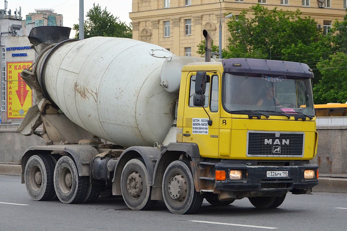 Московская область, № Т 326 РК 190 — MAN F90 (общая модель)