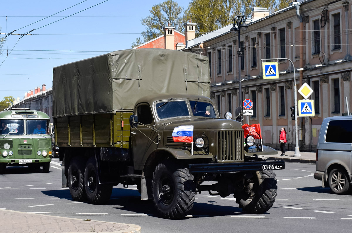 Санкт-Петербург, № 03-86 ЛДТ — ЗИЛ-157КД; Санкт-Петербург — Международный транспортный фестиваль "SPbTransportFest" (2019-... гг)