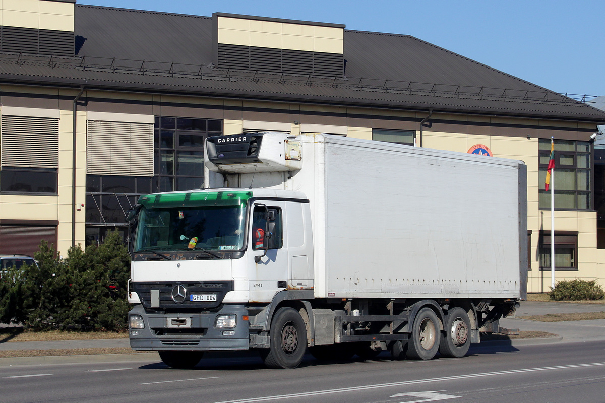 Литва, № GFD 004 — Mercedes-Benz Actros ('2003) 2541