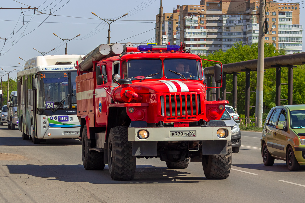 Омская область, № Р 779 ММ 55 — Урал-43206-41