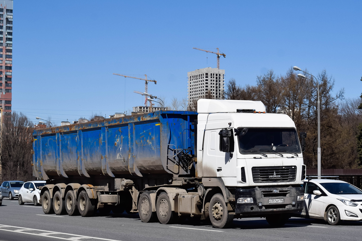 Свердловская область, № О 351 АР 196 — МАЗ-6430B9