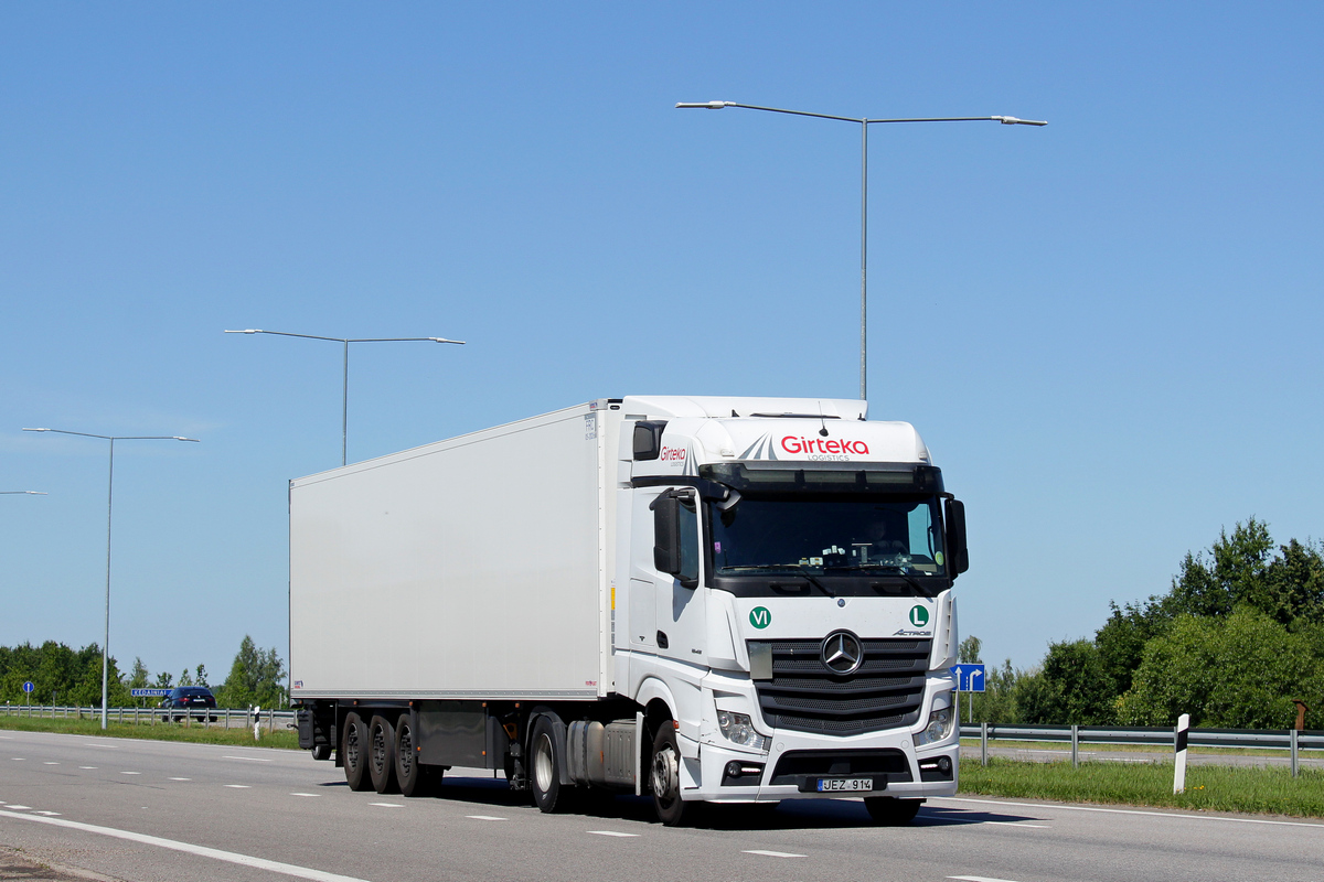 Литва, № JEZ 914 — Mercedes-Benz Actros ('2011)