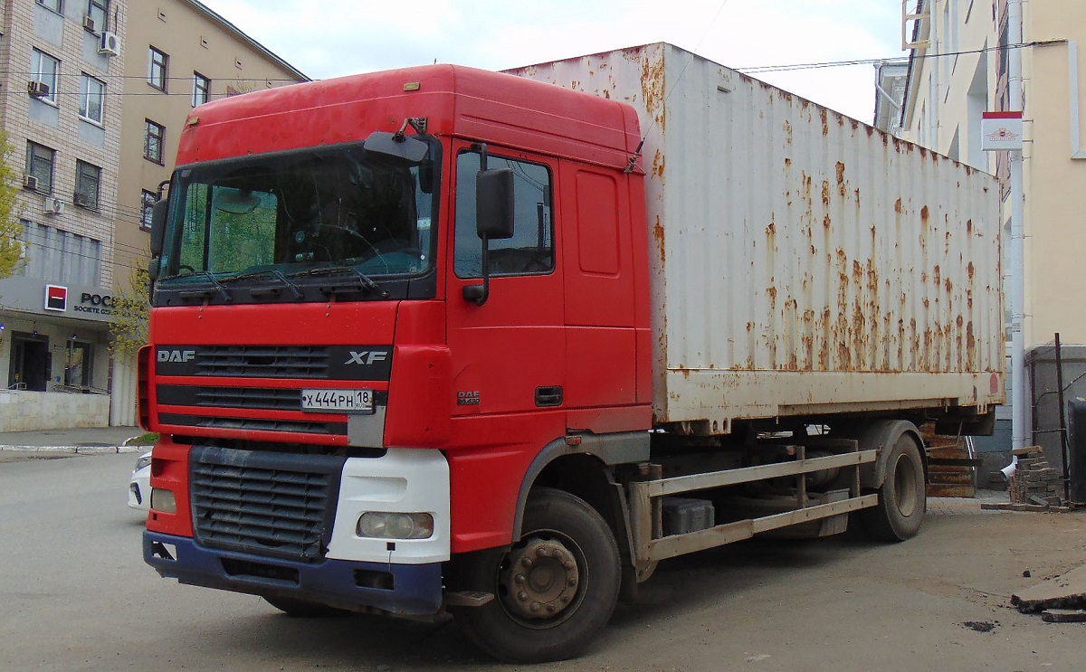 Удмуртия, № Х 444 РН 18 — DAF XF95 FA