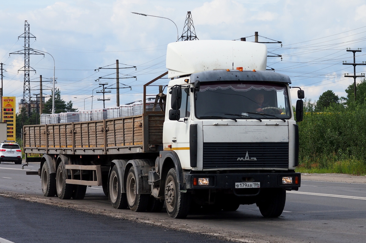 Ханты-Мансийский автоном.округ, № В 179 АВ 186 — МАЗ-6422A5