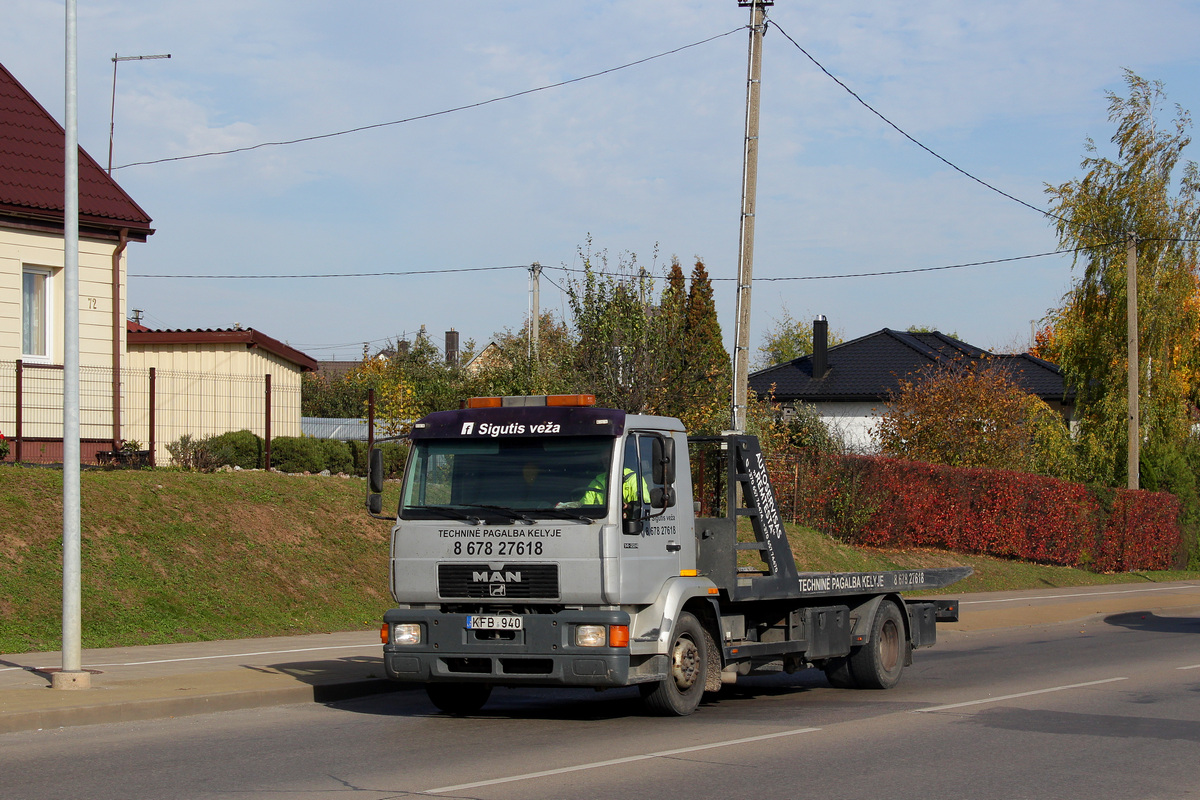 Литва, № KFB 940 — MAN L2000 (общая модель)