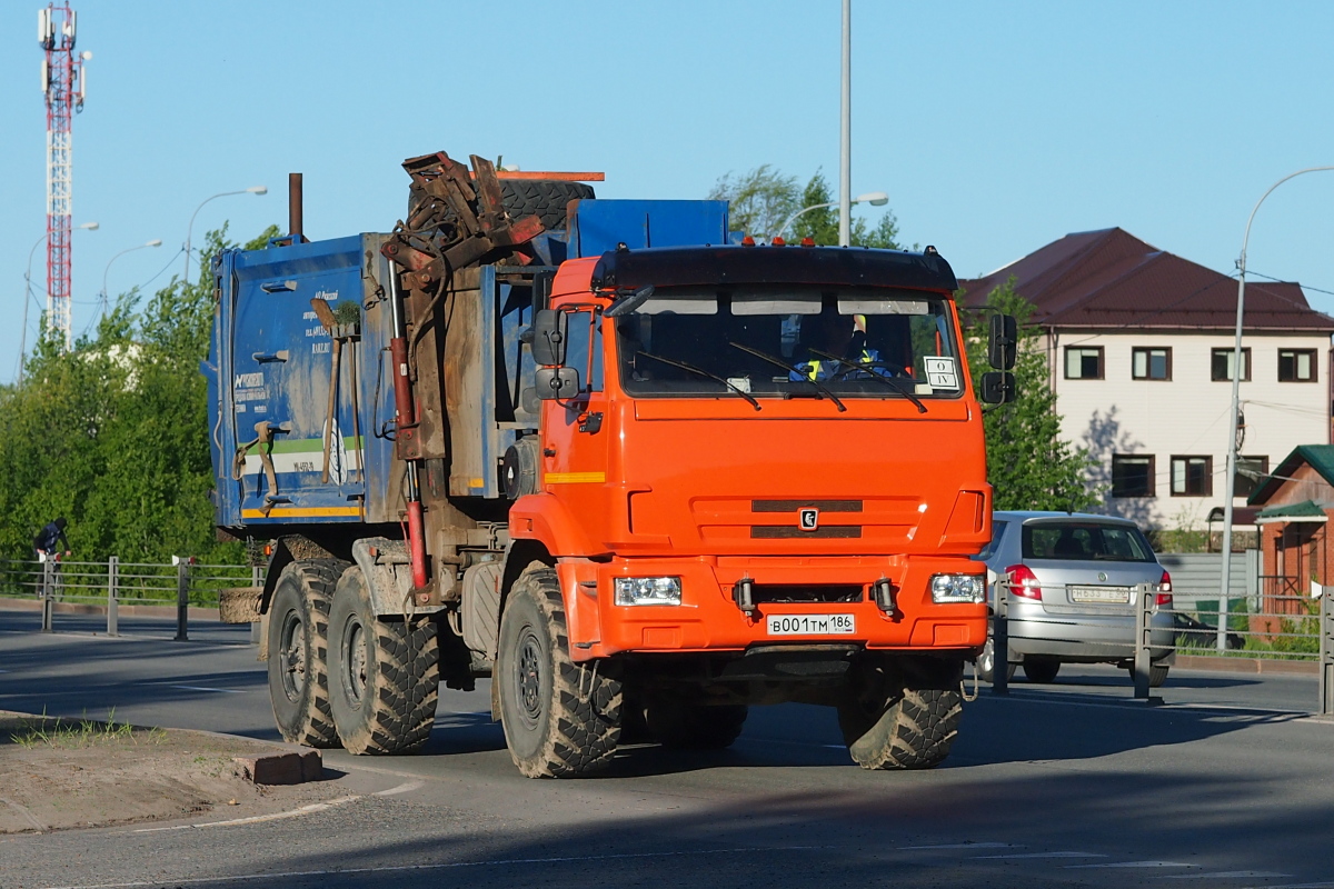 Ханты-Мансийский автоном.округ, № В 001 ТМ 186 — КамАЗ-43118-50