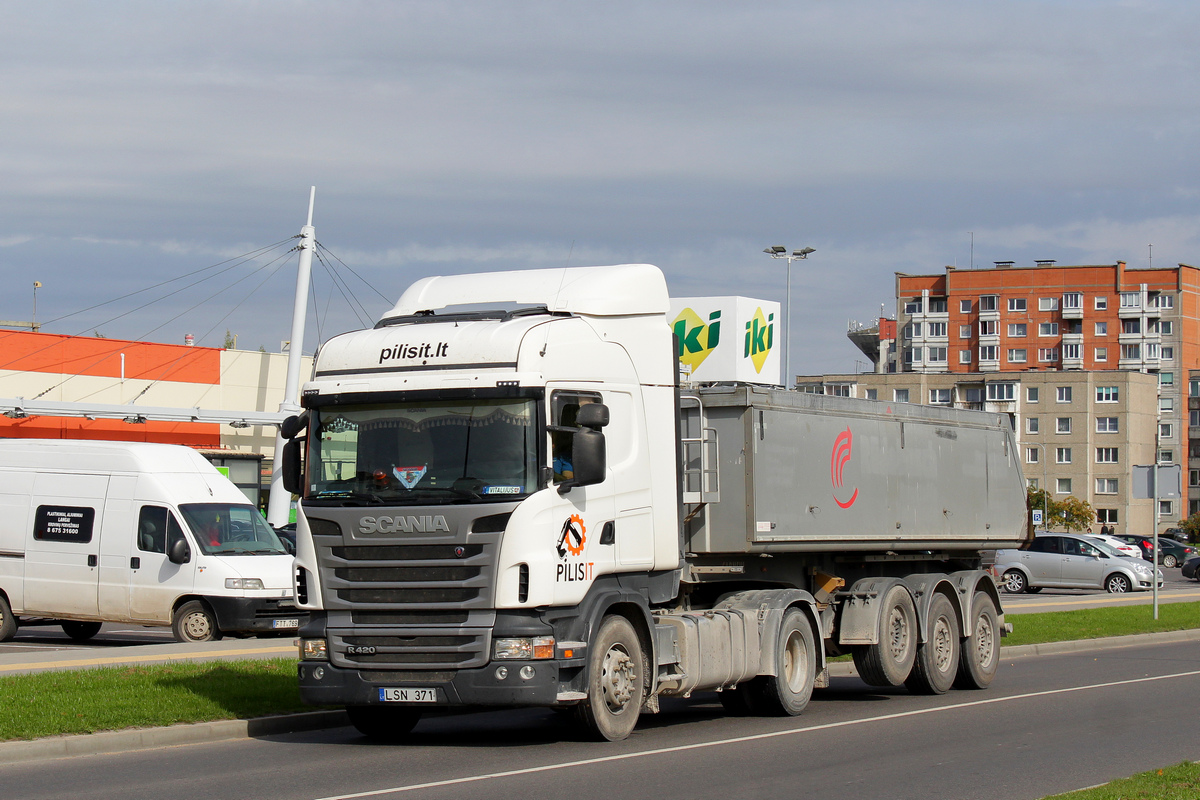 Литва, № LSN 371 — Scania ('2009) R420