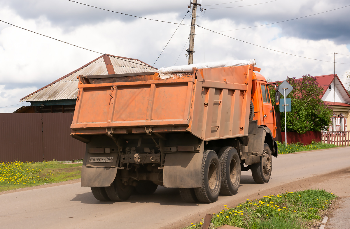 Башкортостан, № Е 649 РУ 702 — КамАЗ-65115 [651150]