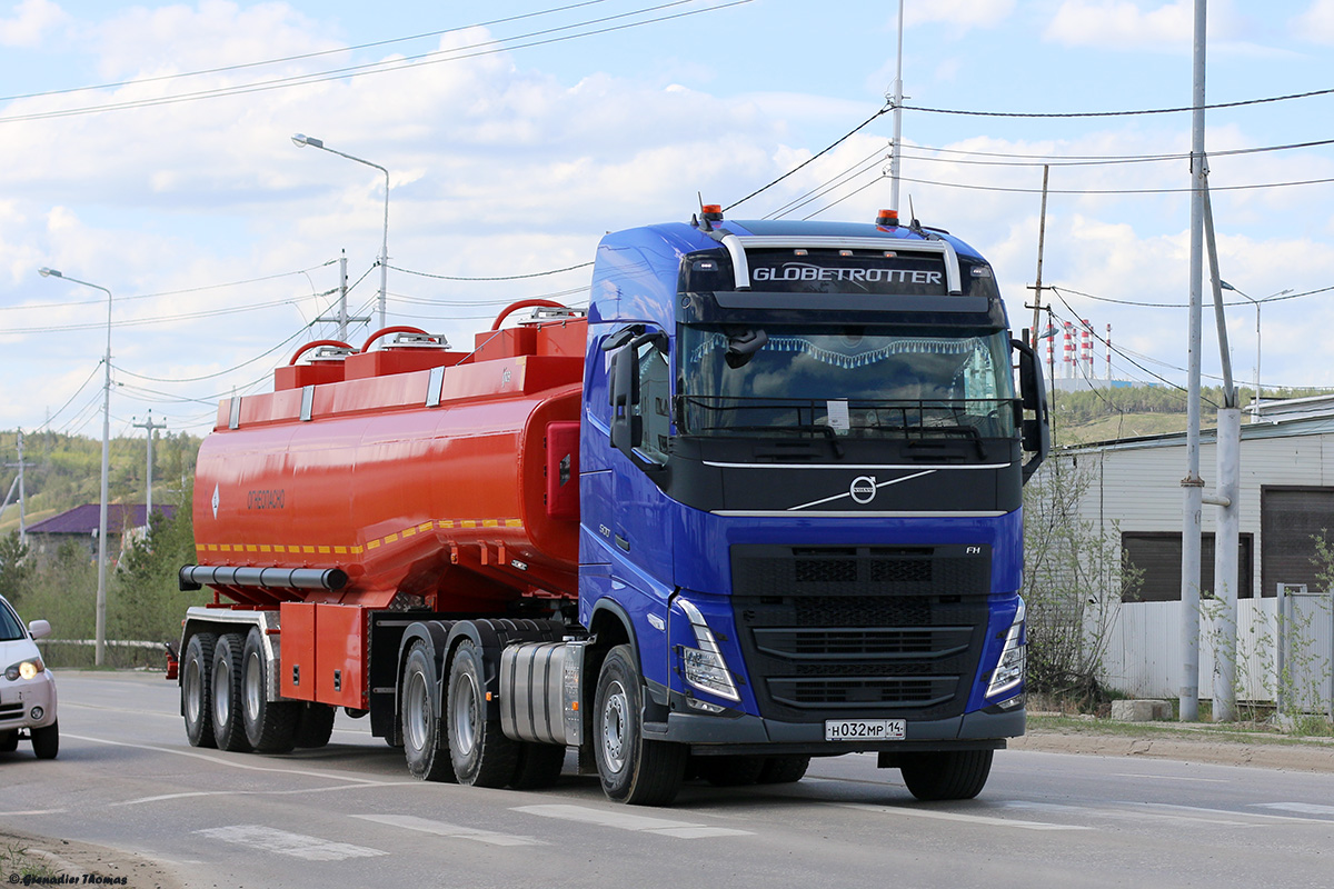 Саха (Якутия), № Н 032 МР 14 — Volvo ('2020) FH.500